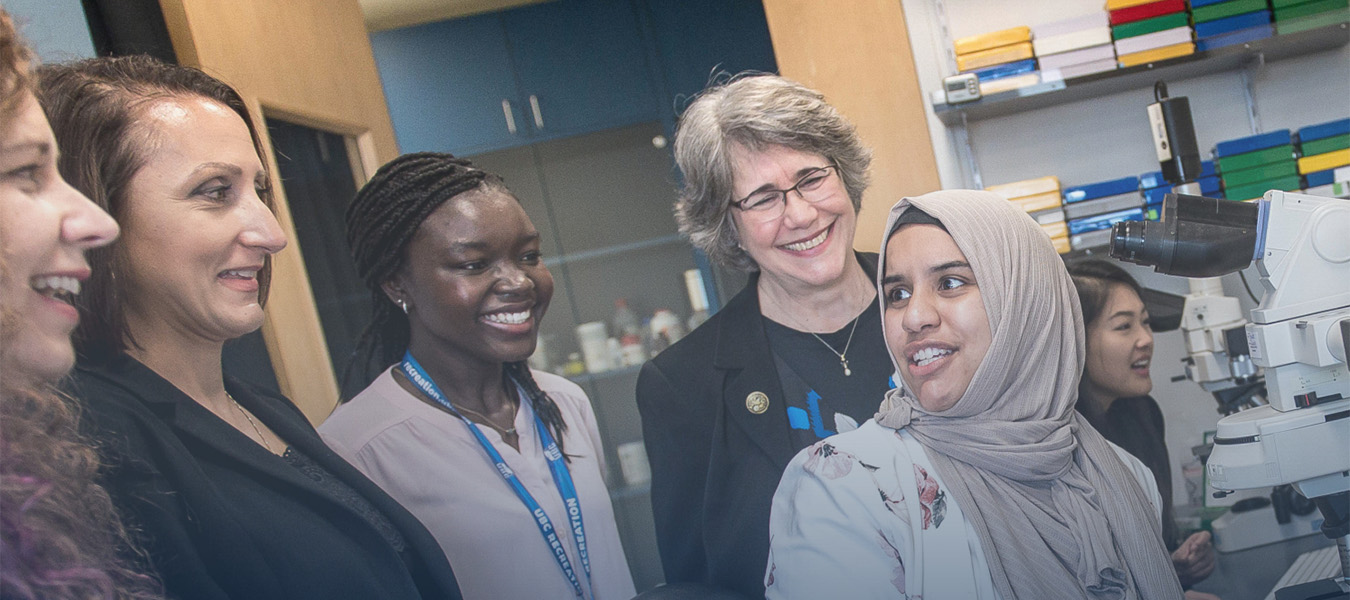 group of people in a laboratory  
