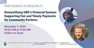 PIR Workshop_Demystifying UBC’s Financial System on Nov 7, 2024